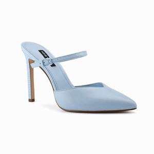 Nine West Tips Heel Mules Blauw Nederland | CVY-048759